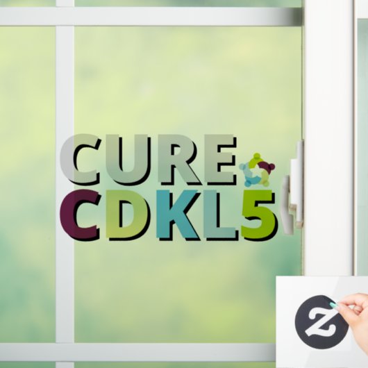 Cure CDKL5 Window Cling Raamsticker (Huis)