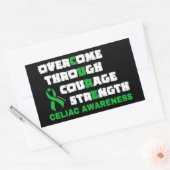 CURE...Celiac Rechthoekige Sticker (Envelop)