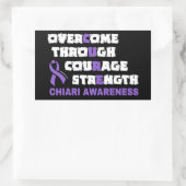 CURE...Chiari Rechthoekige Sticker (Tas)
