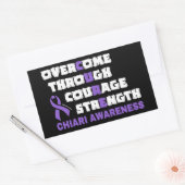 CURE...Chiari Rechthoekige Sticker (Envelop)