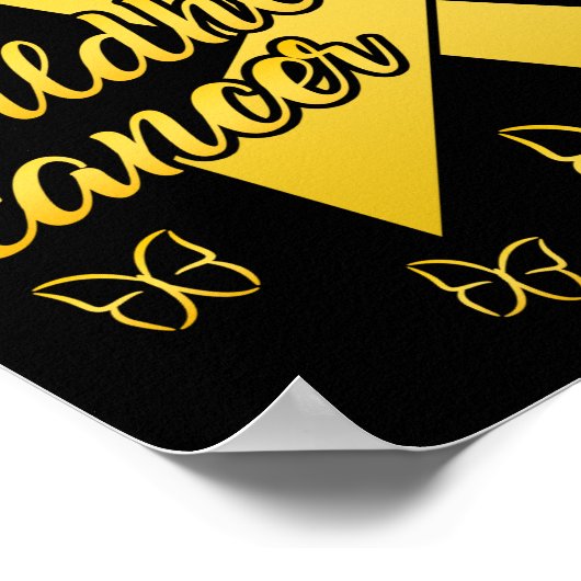 Cure Childhood Cancer Poster (Hoek)