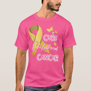 Cure Children Cancer Butterfly T-shirt