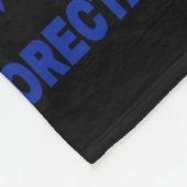 CURE... Colorectale kanker Fleece Deken (Hoek)