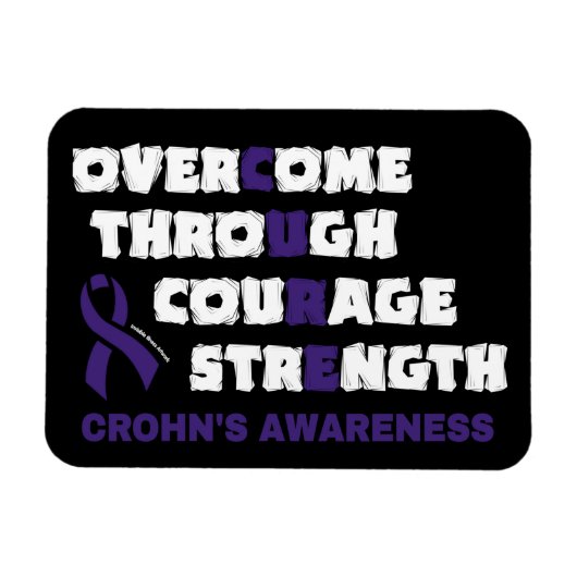 CURE...Crohn's Magnet Magneet (Horizontaal)
