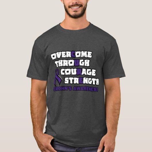 CURE...Crohn's T-shirt (Voorkant)