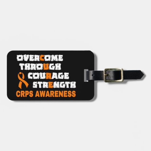CURE...CRPS BAGAGELABEL (Voorkant horizontaal)