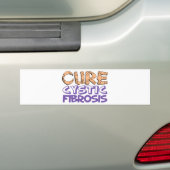 Cure Cystic Fibrosis Bumpersticker (Op auto)