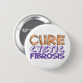 Cure Cystic Fibrosis Ronde Button 5,7 Cm (Voorkant /achterkant)
