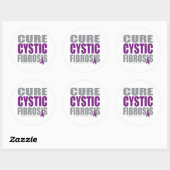 Cure Cystic Fibrosis Ronde Sticker (Vel)