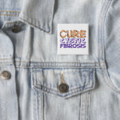 Cure Cystic Fibrosis Vierkante Button 5,1 Cm (In situ)