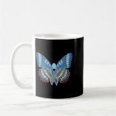 Cure Diabetes Awareness Butterfly Koffiemok (Links)