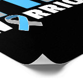 Cure Diabetic - Fun T1d Diabetes One Bewustzijn Poster (Hoek)