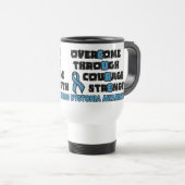 CURE... Dystonie Travel Mug Reisbeker (Voorkant rechts)