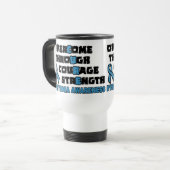 CURE... Dystonie Travel Mug Reisbeker (Voorkant links)