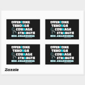 CURE...EDS RECHTHOEKIGE STICKER (Vel)