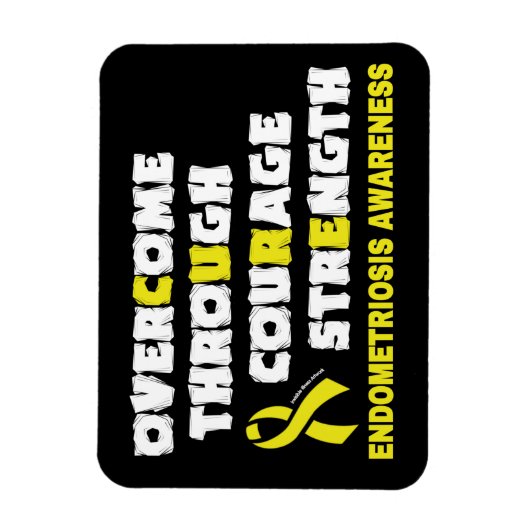 CURE...Endometriosis Magneet (Verticaal)