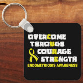 CURE...Endometriosis Sleutelhanger (Voorkant)