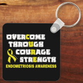 CURE...Endometriosis Sleutelhanger (Achterkant)