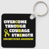 CURE...Endometriosis Sleutelhanger (Achterkant)