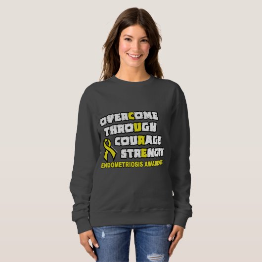 CURE ...Endometriosis Sweatshirt (Voorkant volledig)