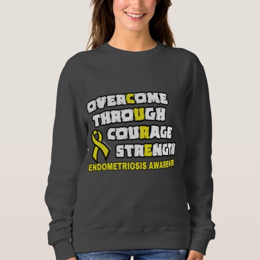 CURE ...Endometriosis Sweatshirt (Voorkant)