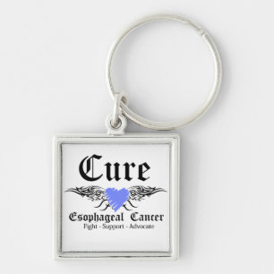 Cure Esophageal Cancer Tattoo Wings Sleutelhanger