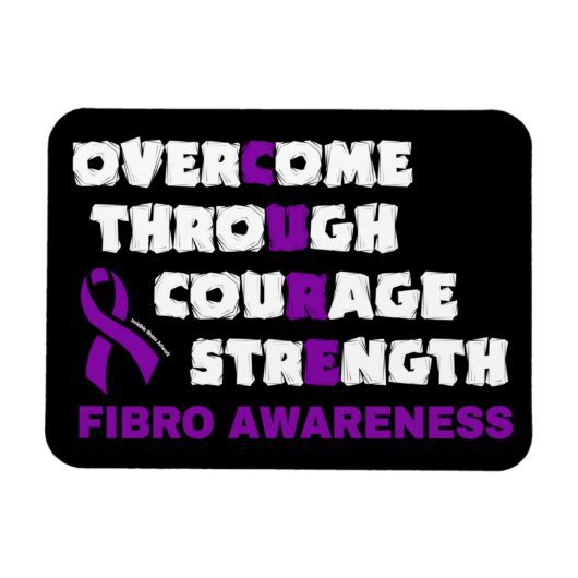 CURE... Fibro Magnet Magneet (Horizontaal)