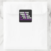 CURE... Fibro Square Sticker (Tas)