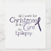 Cure for Epilepsy Wijn Etiket (Enkel label)