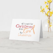 Cure for Leukemia Kaart (Gele Bloem)