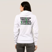 CURE...Gastroparese Hoodie (Achterkant volledig)