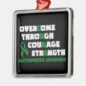 CURE... Gastroparese Metaal Ornament