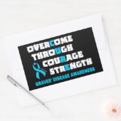 CURE...Graves" Rechthoekige Sticker (Envelop)