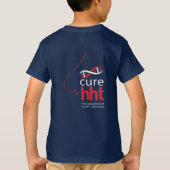 Cure HHT FIND.TREAT.CURE Awareness T-Shirt (Boys) (Achterkant)