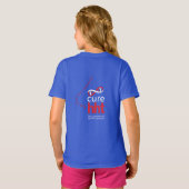 Cure HHT FIND.TREAT.CURE Awareness T-Shirt (Girls) (Achterkant volledig)