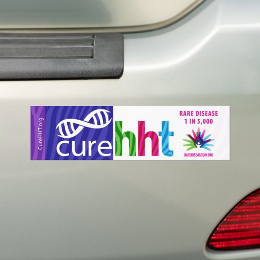 Cure HT Zelden voorkomende Bumpersticker (Op auto)