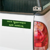 Cure Ignorance (groene) Bumperstickers (Op Truck)