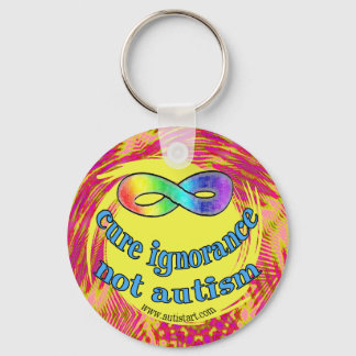 Cure Ignorance not Autism Sleutelhanger