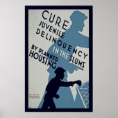 Cure jeugdcriminaliteit poster (Voorkant)