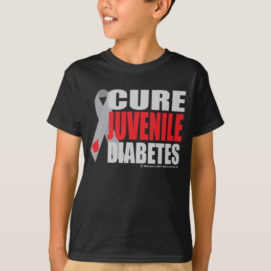 Cure Juvenile Diabetes T-shirt (Voorkant)