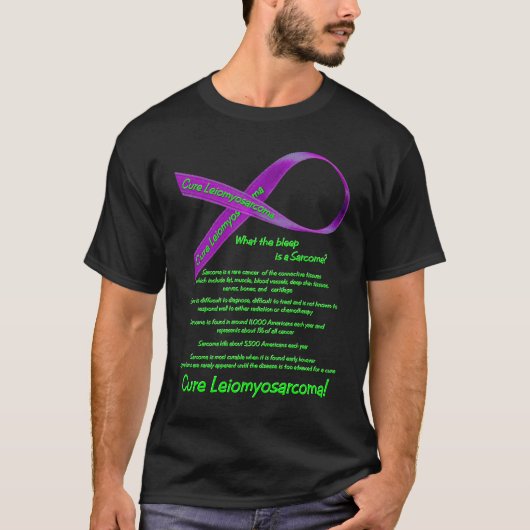 Cure Leiomyosarcoma T-Shirt (Voorkant)