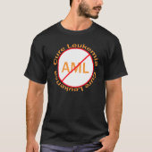 Cure Leukemia AML Awareness Shirt (Voorkant)