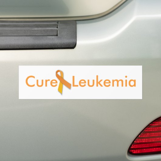 Cure Leukemia Bumpersticker (Op auto)
