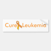 Cure Leukemia Bumpersticker (Voorkant)