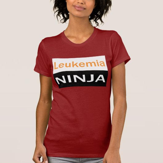 Cure Leukemia Ninja Shirt (Voorkant)