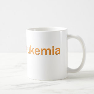 Cure Leukemia Oranje Ribbon Coffee Mok