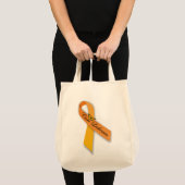 Cure Leukemia Oranje Ribbon Organic Grocery Tas (Voorkant (product))
