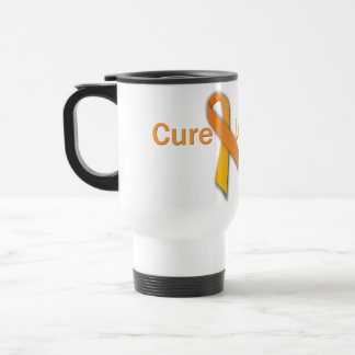 Cure Leukemia Oranje Ribbon Travel Mug Reisbeker