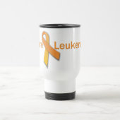 Cure Leukemia Oranje Ribbon Travel Mug Reisbeker (Center)