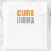 Cure leukemie ronde sticker (Tas)